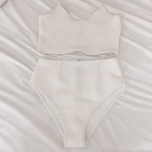 High waist ivory Wanderlust bikini